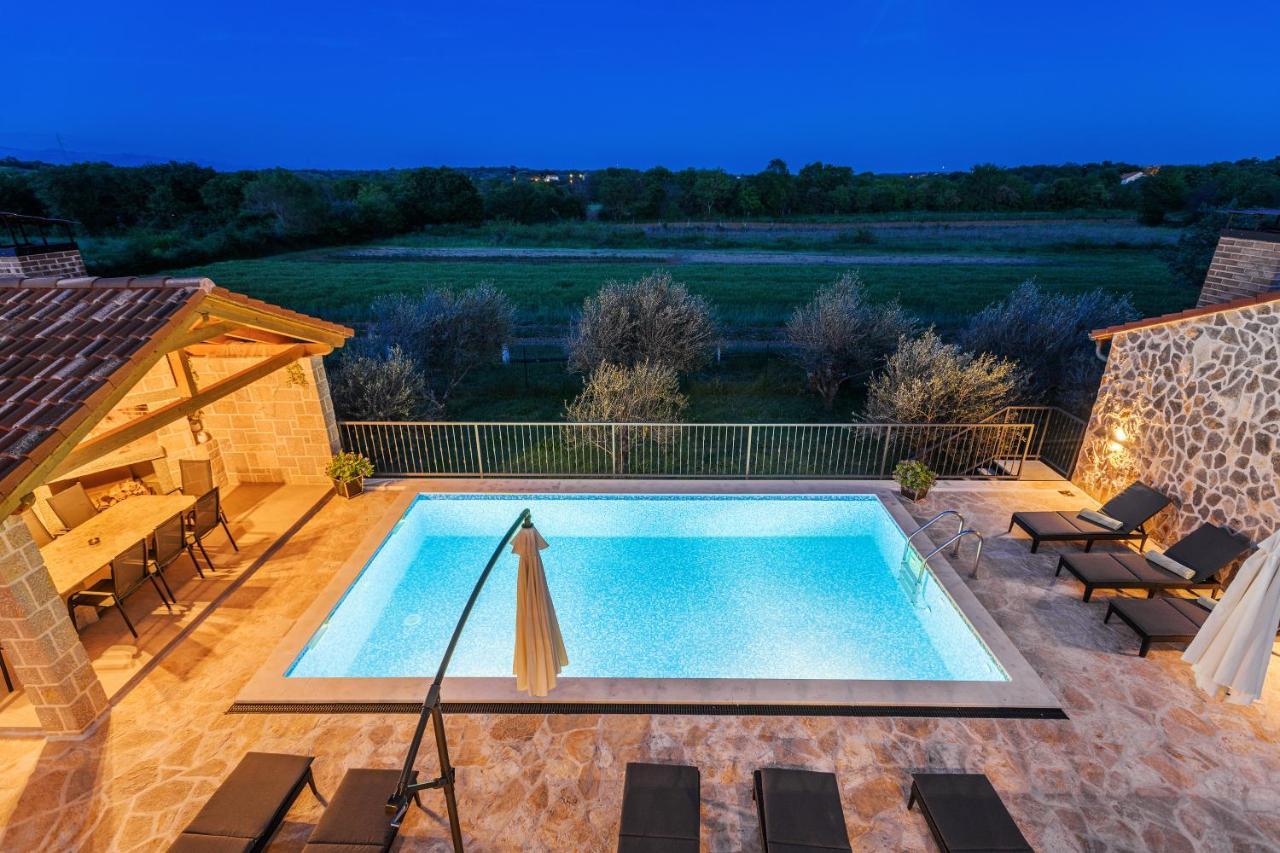Luxury Stone Villa With Pool - Brisevo Εξωτερικό φωτογραφία